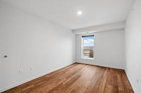 Elk River apartment for rent - a living room with white walls and a window