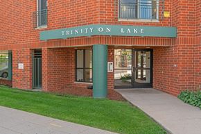 Minneapolis apartment for rent - the entrance to the trinity on lake building