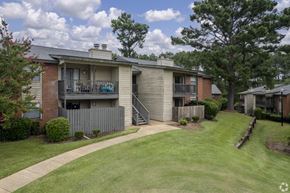 Meridian apartment for rent - exterior view at the whispering winds apartments in pearland, tx