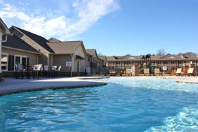 Lyman townhouse for rent - A swimming pool in front of a resort.