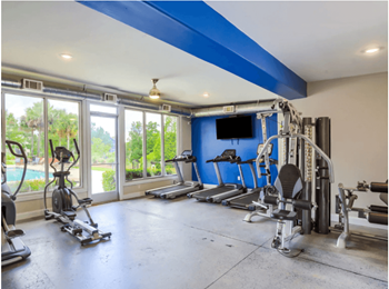 State-of-the-art fitness center with free weights