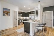 Mooresville townhouse for rent - Kitchen with Quartz Countertop and Stainless Steel Appliances.