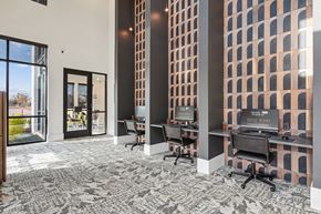 Mckinney apartment for rent - Coworking Lounge with Computers & Printers