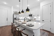 Durham apartment for rent - Kitchen with Quartz Countertop and Stainless Steel Appliances