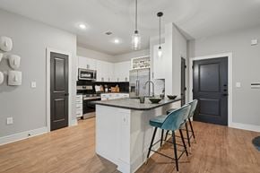 Charlotte apartment for rent - Kitchen with Granite Countertop and Stainless Steel Appliances.