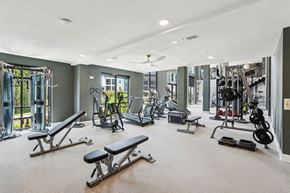 Jacksonville apartment for rent - Two-Story Fitness Center with Cardio, Resistance & Free Weights