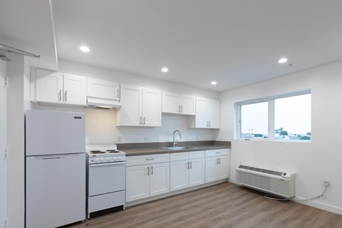 Floor plan for studio, 1 bath, 250 sqft