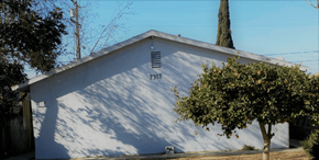 Los Angeles apartment for rent - A white building with the number 7313 on it.