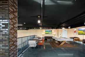 Los Angeles apartment for rent - A room with a pool table and a couch.