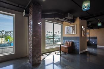 Co-working lounge with complimentary printing