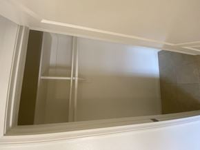 Hesperia house for rent - A white framed window in a room.