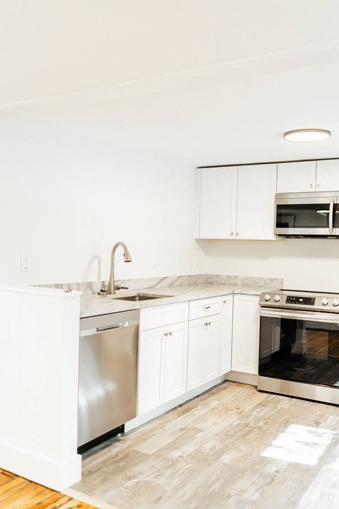 Floor plan for 2 beds, 1 bath