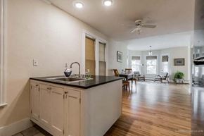 Portland apartment for rent - a kitchen with a sink and a counter top