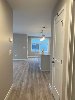 Scarborough condo for rent - A white door is on the right side of the image.