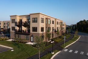 Scarborough apartment for rent - Modern three story apartment buildings with landscaping at Carriage Walk Apartments, Maine