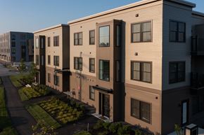 Scarborough apartment for rent - Modern three story residential building with landscaping at Carriage Walk Apartments, Maine, 04074