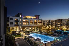 Menlo Park apartment for rent - a view of the pool at radisson blu hotel & convention center or nearby