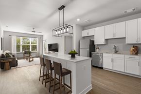Charlestown apartment for rent - Island Kitchen at Forest Edge Apartments, Charlestown, IN