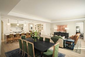 Phoenix apartment for rent - a living room and dining room with a table and chairs