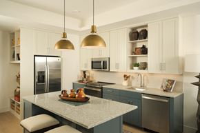 Scottsdale apartment for rent - a kitchen with stainless steel appliances and a granite counter top