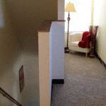 Lancaster apartment for rent - a refrigerator in a living room with a couch