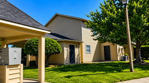 Hickory apartment for rent - A house with a utility box in front of it.