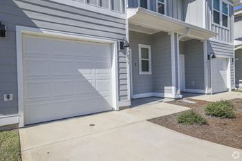 Attached garage