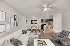 Savannah apartment for rent - living room with coffee table and furniture