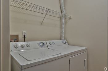 Washer/dryer in select units