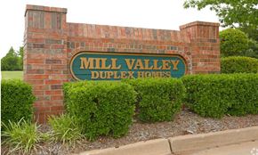 Edmond triplex for rent - mill-valley sign