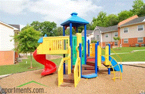 College Park apartment for rent - a playground with a slide and monkey bars