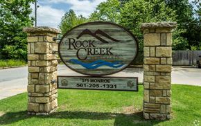 Conway apartment for rent - a sign that says rock creek