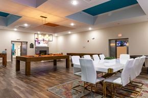 Manchester apartment for rent - the preserve at ballantyne commons clubhouse with a pool table and dining room
