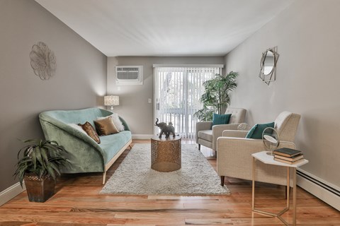 Floor plan for 2 beds, 2 baths, 875 sqft
