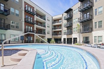 Modern pool