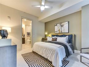 Dallas apartment for rent - Master bedroom with direct access to the bathroom