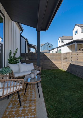 Private patio