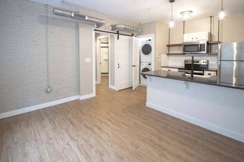 Floor plan for 1 bed, 1 bath, 450 sqft