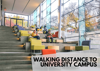 Walking distance to university of alberta and whyte avenue