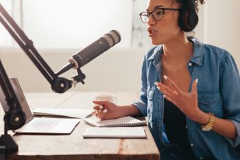 Podcasting room