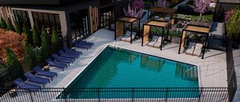 Outdoor pool & spa