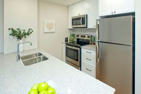 Ottawa apartment for rent - Britannia by the Bay in Ottawa, ON kitchen with stainless steel appliances