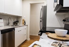 Langley apartment for rent - Glades on 55 kitchen featuring stainless steel appliances in Langley, BC