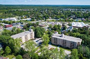 Acton apartment for rent - Drone image of Acton Apartments in Acton, ON