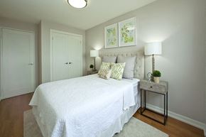 Fort Erie apartment for rent - Albany Place bedroom with large closet and hard surface flooring in Fort Erie, ON