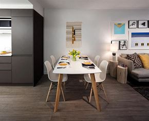 Vancouver apartment for rent - The Duke in Vancouver, BC Open concept dining room