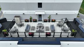 Barrie apartment for rent - balcony at Bayfield Tower Apartments in Barrie ON