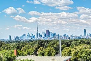 Toronto apartment for rent - BeachHill Apartments view of the Toronto skyline featuring the CN Tower in Toronto, ON