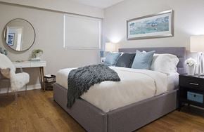Coquitlam apartment for rent - Braemar Gardens apartments bedroom in Coquitlam, BC