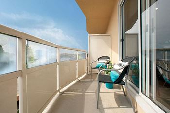 Private balcony